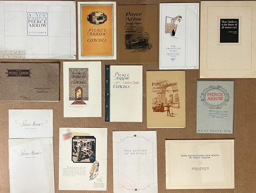 EIGHTEEN SMALL BROCHURES FOR 1920’S