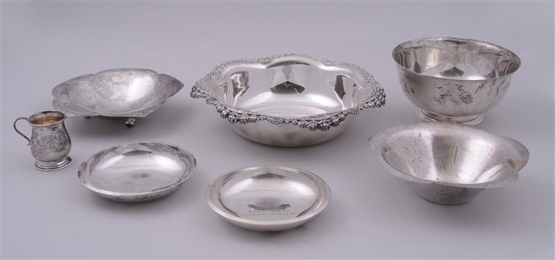 EIGHTEEN TIFFANY & CO. SILVER TABLE