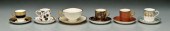 Eighteen Tiffany cups and sauc
