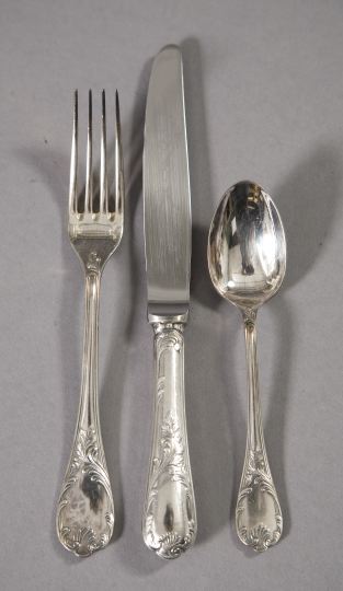 Eighty-Nine-Piece Christofle,