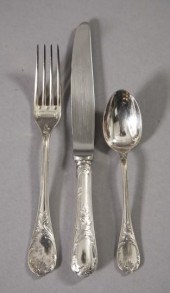 Eighty-Nine-Piece Christofle,