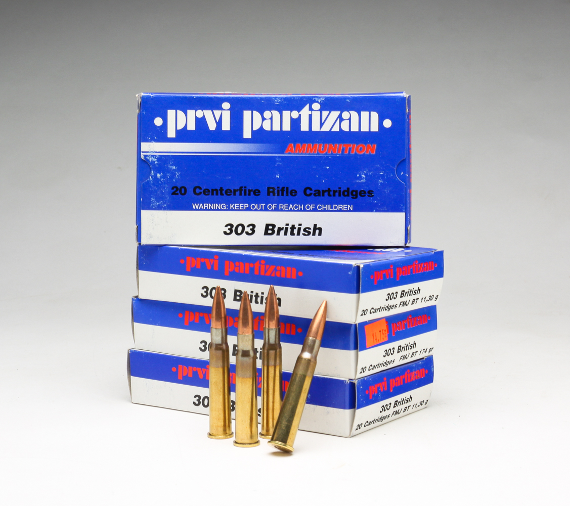 EIGHTY ROUNDS OF PRVI PARTIZAN .303