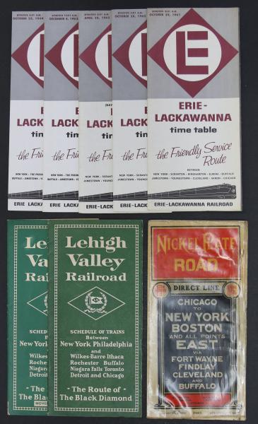 EIGHTY-TWO PIECES NEW ENGLAND RR