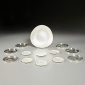 EIGIL JENSEN, ENAMELED SILVER