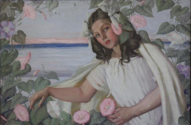 EILERS Emma. O/C Young Girl Among