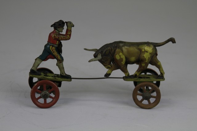EINFALT MATADOR AND BULL TOY
