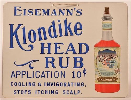 EISEMANN'S KLONDIKE HEAD RUB