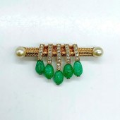 EISENBERG ICE BEADS, FAUX PEAR