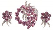 EISENBERG ICE BROOCH & EARRING