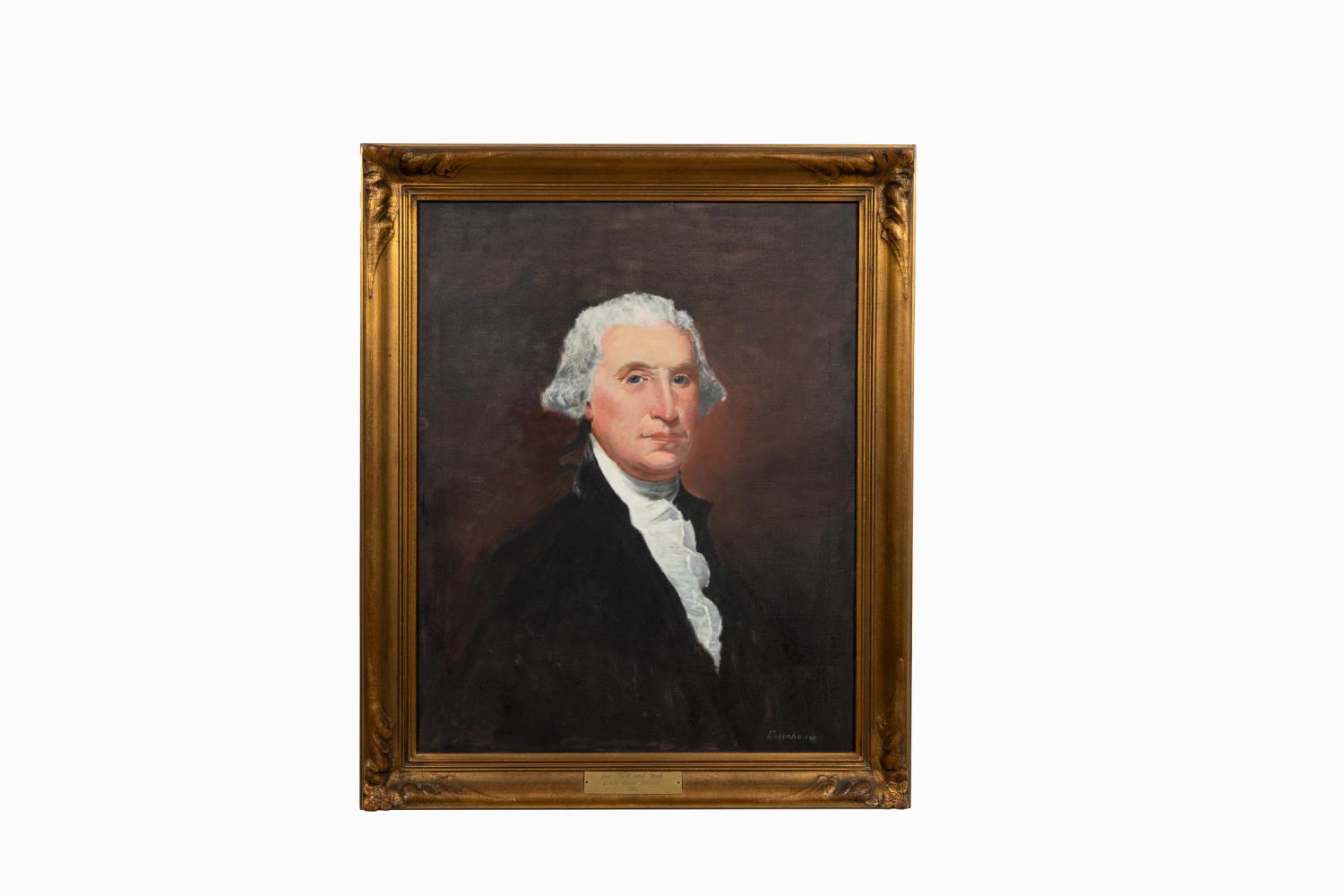 EISENHOWER OIL PAINTING OF GEORGE