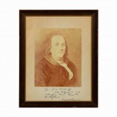 EISENHOWER PRINT OF BEN FRANKL
