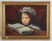 EITAN BEN-MOSHE. BOY WITH BOOK
