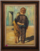 EITAN BEN-MOSHE. UNTITLED, OIL