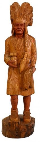 E.J. BOGGS CIGAR STORE INDIAN