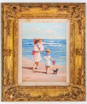 E.J. CYGNE. "A LA MER," OIL Oi