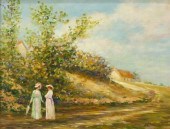 E.J. CYGNE (B.1929) OIL PAINTI