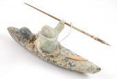 EKEMO INUIT SOAPSTONE CARVING