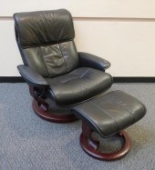 EKORNES 'STRESSLESS' BLACK LEA