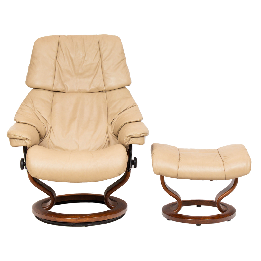 EKORNES STRESSLESS LEATHER LOUNGE