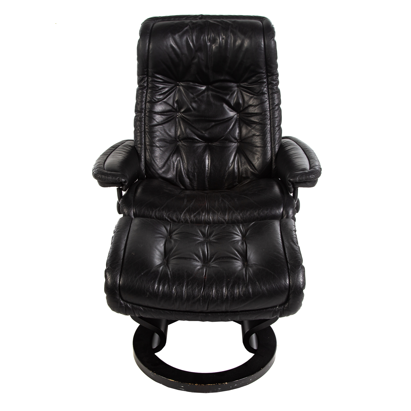 EKORNES STRESSLESS LEATHER RECLINER