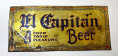 EL CAPITAN BEER ADVERTISING AD