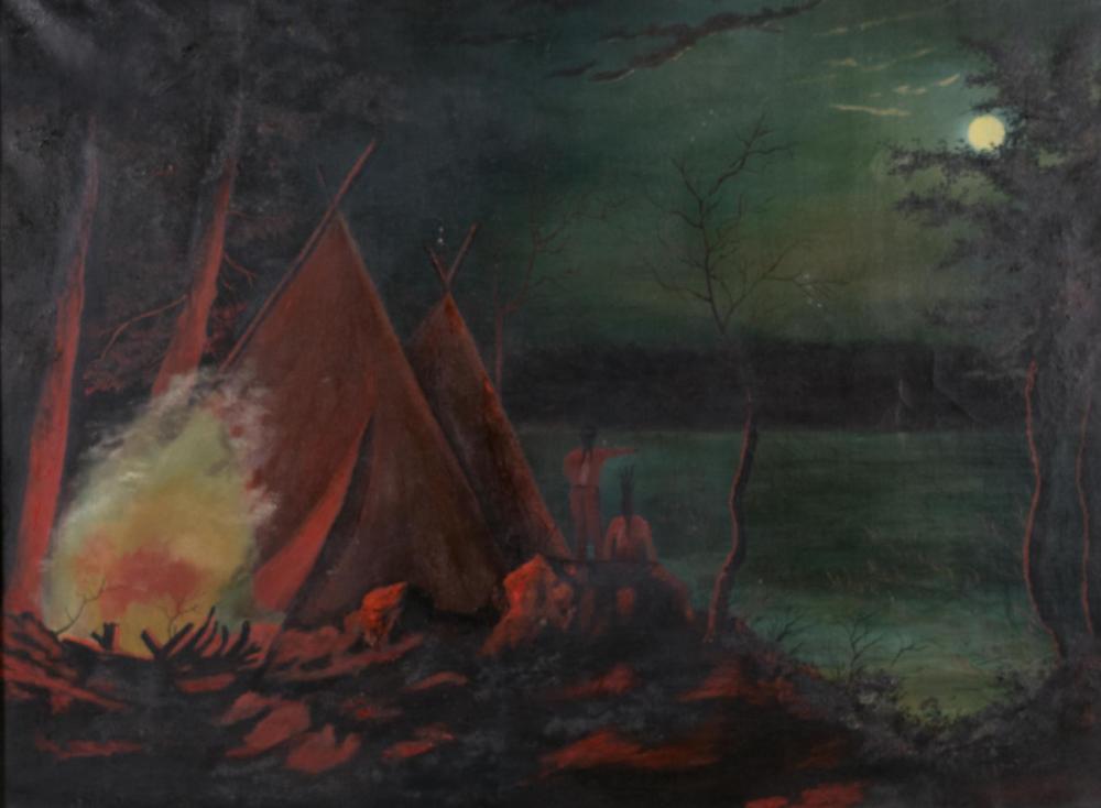 E.L. DAVIES OIL ON CANVASE.L.