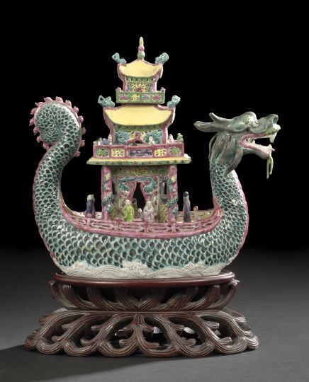 Elaborate Chinese Famille Rose