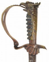 ELABORATE EAGLE GUARD & POMMEL