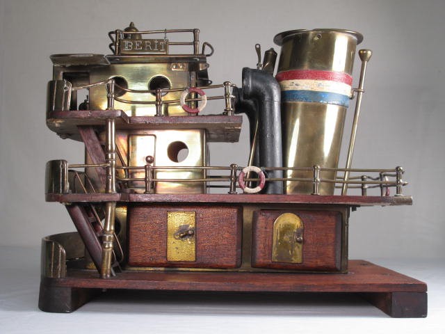 Elaborate folk art model of a