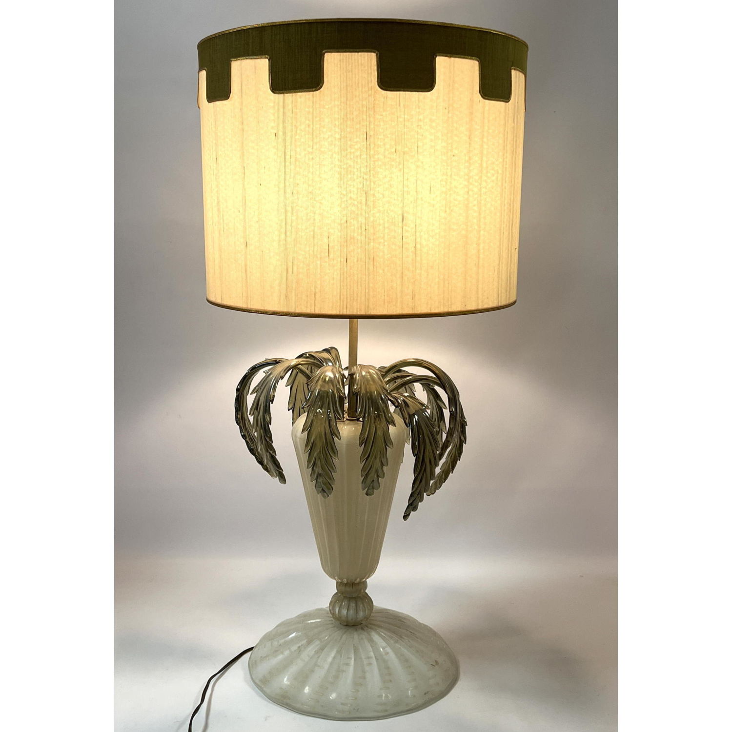 Elaborate Murano glass lamp,