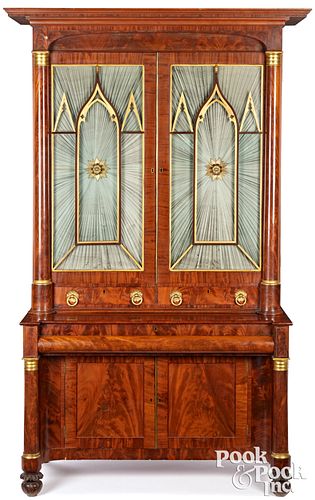 ELABORATE NEW YORK CLASSICAL DESK