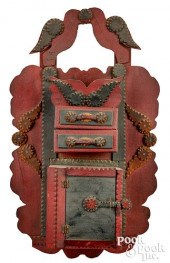ELABORATE PAINTED TRAMP ART WA