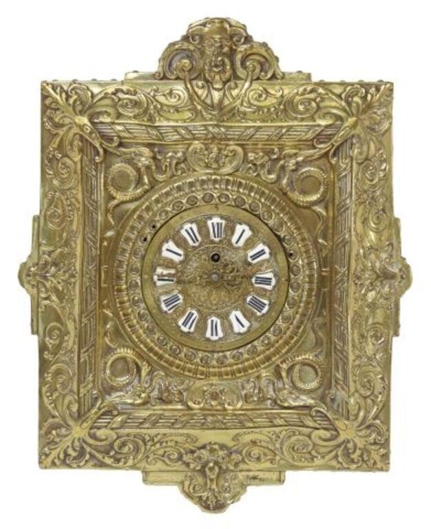 ELABORATE SCROLLWORK BRASS WALL
