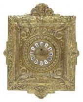 ELABORATE SCROLLWORK BRASS WAL