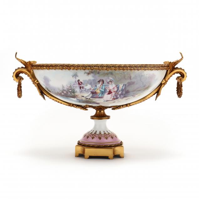 ELABORATE SEVRES TYPE ORMOLU