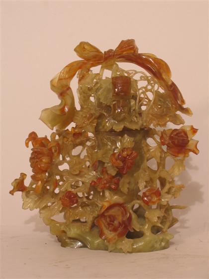 Elaborately Carved Jade Covered