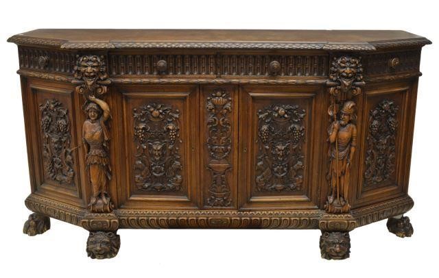 ELABORATELY CARVED RENAISSANCE