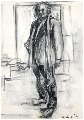 Elaine de Kooning drawing