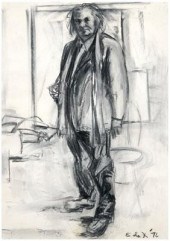 Elaine de Kooning drawing (Ame