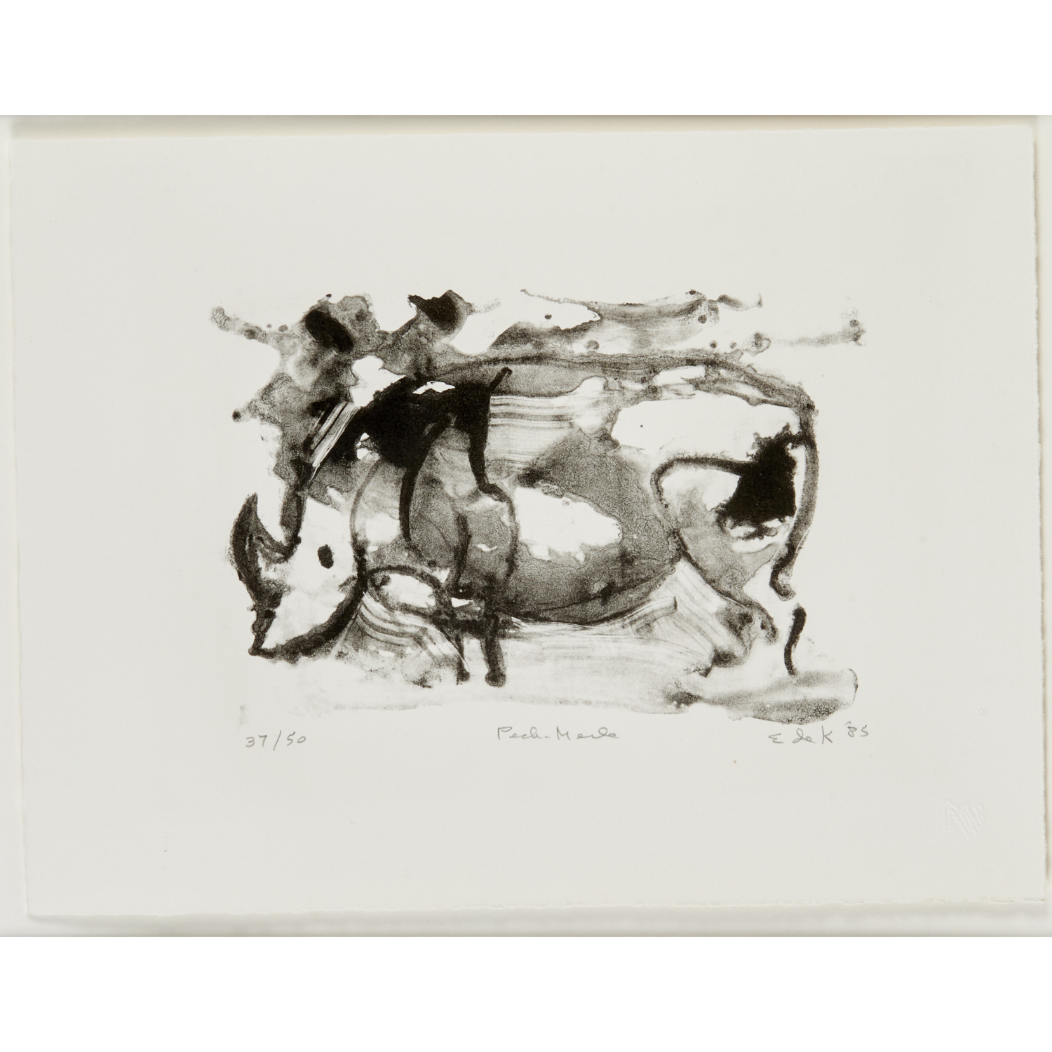 ELAINE DE KOONING, SIGNED