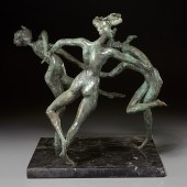ELBERT WEINBERG, BRONZE SCULPT