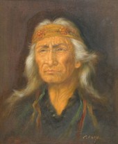 ELDERLY INDIAN MAN PORTRAIT SI