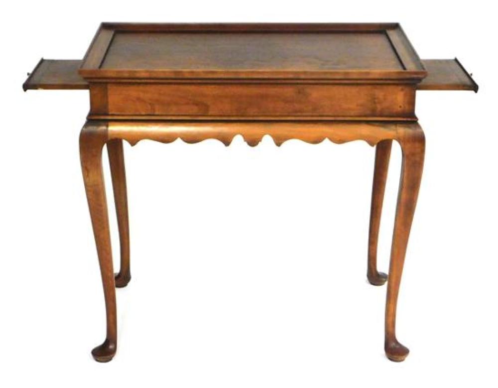 ELDRED WHEELER TEA TABLE, 20TH C.