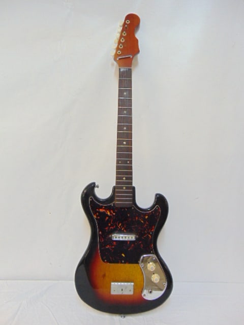 ELECTRIC GUITAR, MARKED JAPAN, WITH
