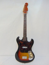 ELECTRIC GUITAR, MARKED JAPAN,