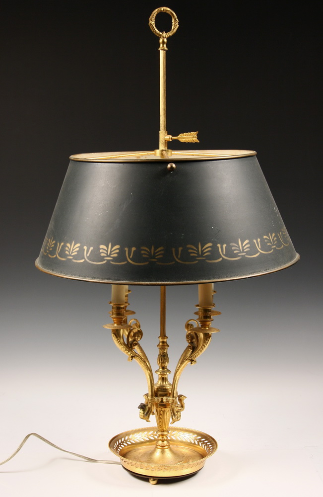 ELEGANT 20TH CENTURY GILT BRONZE