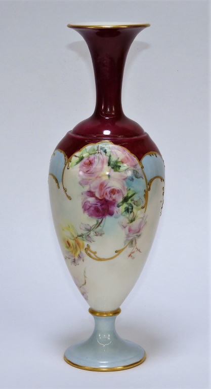 ELEGANT AMERICAN BELLEEK BLUE &