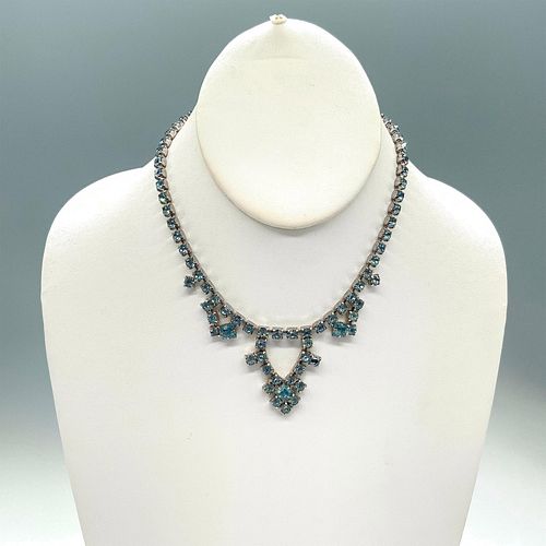 ELEGANT LIGHT BLUE RHINESTONE