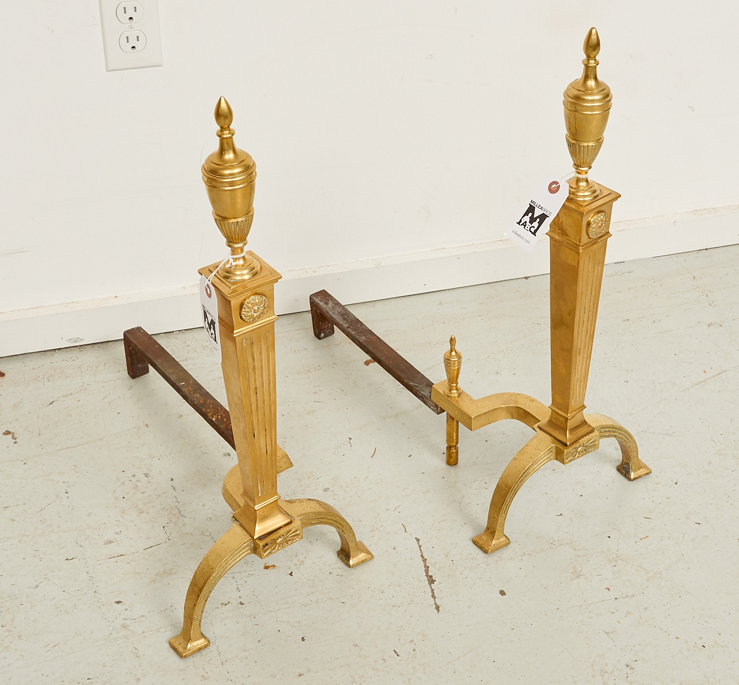 ELEGANT PAIR LOUIS XVI STYLE BRONZE