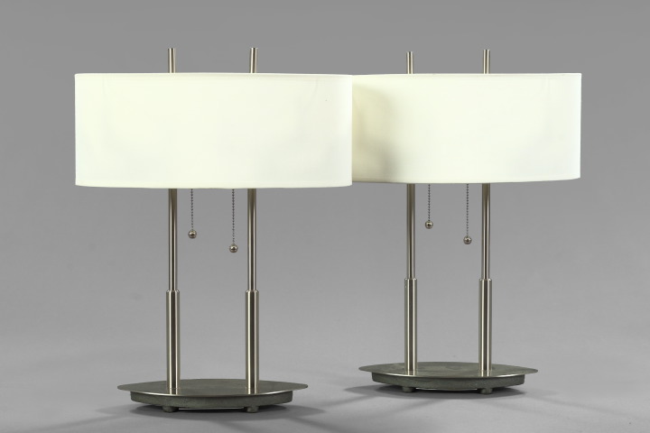 Elegant Pair of French Brushed